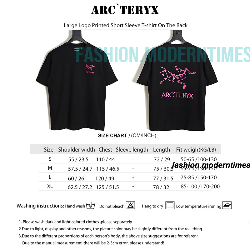 Arc Teryx - Large Logo Printed Short Sleeve T-shirt On The Back